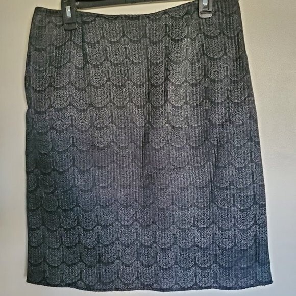 Vintage Silk Quilted Skirt Size Large - Picture 4 of 7